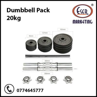 Dumbbell pack 20kg